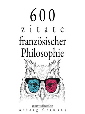 cover image of 600 Zitate aus der französischen Philosophie